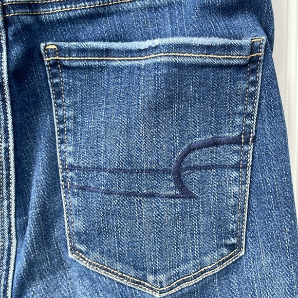 AMERICAN EAGLE WOMENS CURVY SUPER HI-RISE JEGGINGS JEANS SIZE 6 - Picture 8 of 8